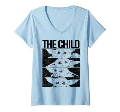 T-shirt Star Wars femme pour afficher votre passion avec un col V élégant