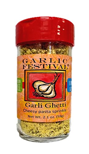 Garlic Festival Foods Garli Ghetti Cheesy Garlic Sprinkle 2.1 oz