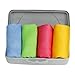 Microfiber Cleaning Cloth with Multitask Container , Pack of 4 ,Size:15.7