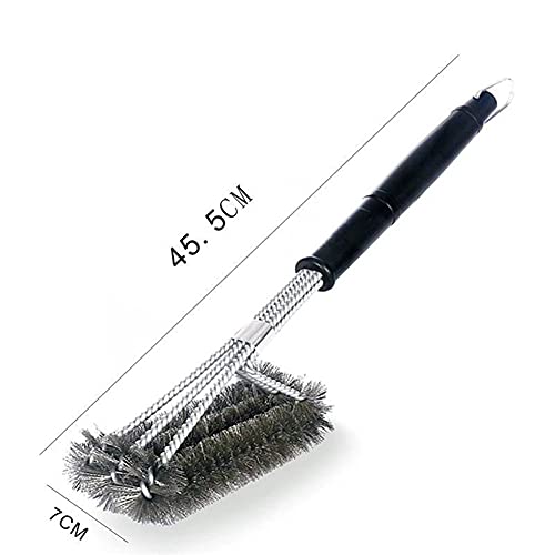 Ovenborstel 12-inch stalen draad barbecue reinigingsborstel praktische barbecue borstel voor het reinigen van de oven - Image 3