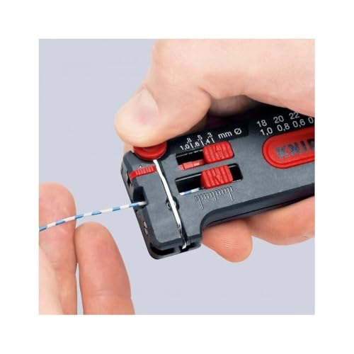 KNIPEX Mini pince à dénuder 18-28 AWG pour fils électriques de précision