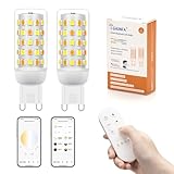 Ampoules LED Smart G9 avec Télécommande et Contrôle via...