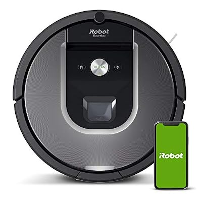 iRobot Roomba 960 Robot Vacuum- Wi-Fi Connected Mapping, Works with Alexa, Ideal for Pet Hair, Carpets, Hard Floors,Black