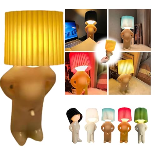 Shy Man Lamp,Little Shy Man Lamp for Indoor,Funny Little Shy Man Creative Lamp,Personality Funny Desk Lamp,Night Lights for Adul