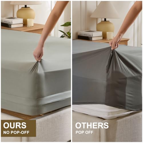 Fitted Sheet Only Queen with Dual Straps and Buckles 1000 Thread Count - image 3