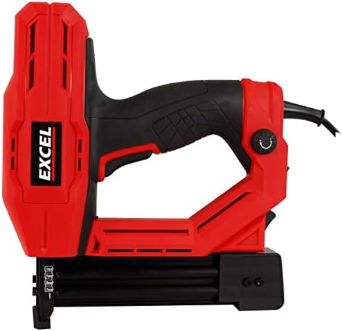 Excel 2-in-1 Electric Stapler Nailer Gun 15-32mm 18 Gauge Heavy Duty 230V