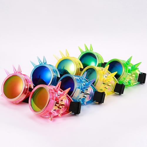 Lunettes Steampunk rétro punk fluo comme accessoire costume cosplay - 7
