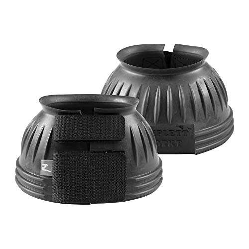 Image of HORZE No Turn Overreach Rubber Bell Boots for Horses