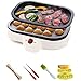20 Otworów Ośmiornica Kulki Maszyna Mały Takoyaki Maker BBQ Grill Mini Steak Patelnia Płyty Płyty do pieczenia Elektryczne kulki Octopus Balls Machine.