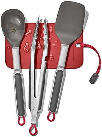 OXO Outdoor 4 -Piece Camp Stove Cooking Set