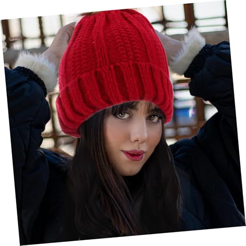 Bonnet tricoté drôle accessoire mode à offrir à Noël - 5