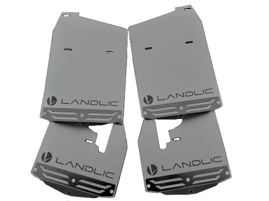 LANDLIC デリカD5 2026 マッドフラップ　グレー DELICA デリカ D:5 後期型 LANDLIC マッドフラップ 新型DELICA D:5 2026-
