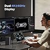 UGREEN Thunderbolt 4 Dock 13-in-1 40Gbps Docking Station with Dual 4K@60Hz Single 8K Display, 90W Charging for Laptop, 2.5GbE, SD/TF 4.0. Revodok Max 213 for MacBook Surface Pro and More