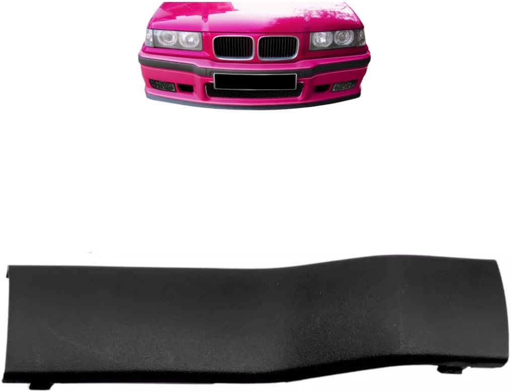 OMEGA Front Trim Moulding Compatible with BMW E36 3 Series M3 / M-Tech Design (1992–1998) – Exterior Bumper Restoration Part (Front Bumper Trim Moulding Set)