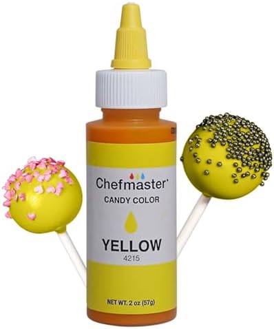 Chefmaster Liquid Candy Color, 2-Ounce, Yellow