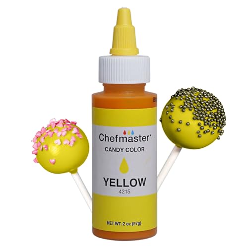 Chefmaster Yellow Candy Color | True-Tone Shades | Oil-Based...
