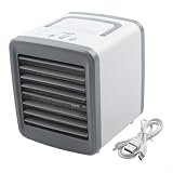 Aire acondicionado todo en uno: experimenta la comodidad con este dispositivo tres en uno que enfría, humidifica y rocía niebla para una brisa refrescante en cualquier espacio.