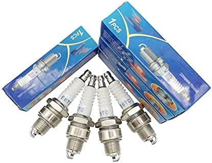 10pcs Outboard Yacht Spark Plug E6TC /Fit For BP7HS 145BU Z41 W5BC N14YC L87YC W22FP-U BP6HS BP5HS C42CFS 4113 14-5BU L82YC F85CP Engine Spark Plug