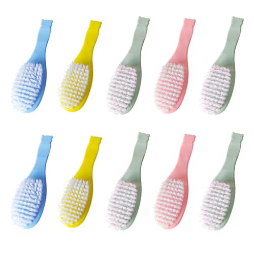 SAFIGLE 20 Pcs Baby Brush Set - Bristle Hair Brushes & Combs for Newborns and Infants, Comfortable Grooming Essentials for Sensitive Scalp Personalized Hair Brush Baby Hair Brush