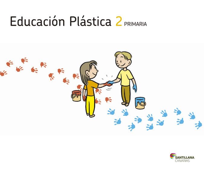 Portada de Educacion Plastica 2ª Primaria los Caminos Ed 2011 Canarias