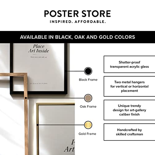 Poster Store 11X14 Oak Wood Picture Frame #TOP1