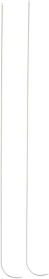 Xiaojikuaipao Wood Bead & Curved Needles Set for Beading Jewelry Making &