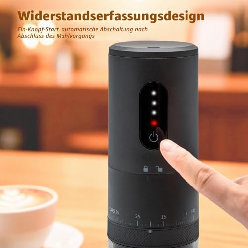 Foto von Kybelehoo Kaffeemühle Elektrisch Kegelmahlwerk, 38 außen einstellbar