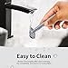 Double Edge Safety Razor, Single Blade Razors for Men and Women, with 10 Double Edge Blades, Reusable Metal 1 Blade Razor, Eco-Friendly, Zero Waste, Smooth and Close Shave, Matte Silver