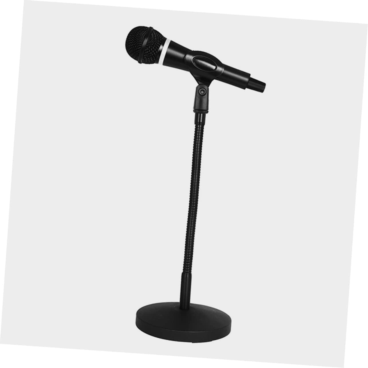 Adjustable Desktop Mic Stand Microphone Holder Stable Height-adjustable Support for Home Studio Karaoke and Podcasting Metal Design