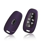 GAFAT Hyunda-i Tucson NX4 / Ioniq 5 / Nexo/Sante Fe 2021 2022 2023 2024 Key Case, Car Remote Controls Protective Case, TPU Silica Gel Car Key (Purple)