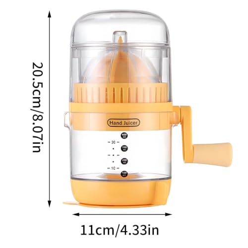 Prensatelas manual de cítricos con boquilla para bebidas y repostería 7