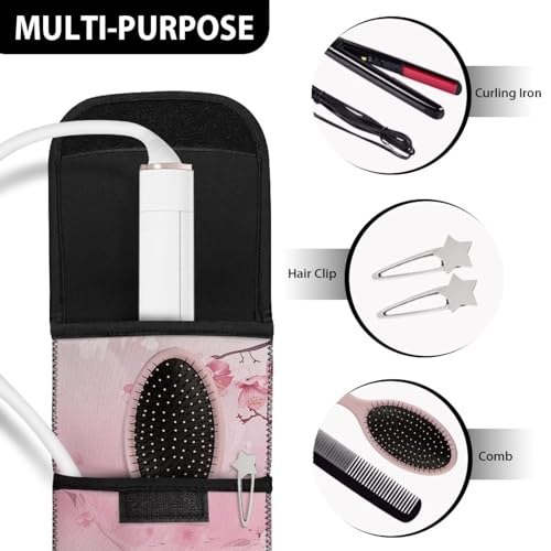 Bolsa resistente al calor para plancha de pelo y rizador miniatura 7