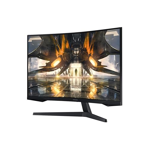 Samsung Ecran PC Odyssey G55A 27" 165Hz, 1ms, Dalle VA Incurvé 1000R, Résolution WQHD 2560x1440, 2500:1, 300cd/㎡, AMD FreeSync Premium, Pied Ajustable, HDMI, DisplayPort Samsung Ecran PC Odyssey G55A 27" 165Hz, 1ms, Dalle VA Incurvé 1000R, Résolution WQHD 2560x1440, 2500:1, 300cd/㎡, AMD FreeSync Premium, Pied Ajustable, HDMI, DisplayPort