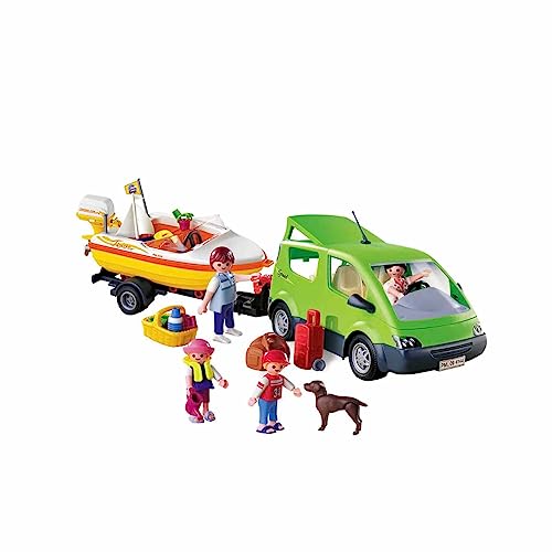 Playmobil 4144 Voiture familiale avec remorque porte bateaux - vue 2