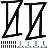 Ampliamente utilizado: esta patas de metal de 2 pacas son perfectas para mesas de caf personalizadas, mesas laterales, tablas de consola, soportes de TV, mesas finales, tablas de ccteles, chaise, sof y gabinete, tocadores, centros de entretenimiento y ms