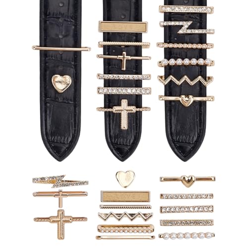 Breloques de montre en alliage et strass pour un style de bracelet chic et sophistiqué