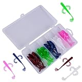 Rebellious 25 Uds 70 mm 2 2 g Simulación Locha Señuelos de natación suave Señuelos de hundimiento lento señuelos de pesca suave Locha suave cebo de pesca