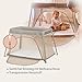 Lionelo Alice 3-in-1 Reisebett Laufgitter von 0 bis 15 kg Schaumstoffmatratze, 2 Höhenstufen, faltbar, klein, leicht, Seiteneinstieg, Reisetasche
