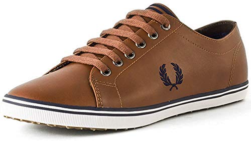 Fred Perry Kingston Leather Sneaker, Tan, 6 D UK (7 US)