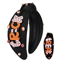 ARATLENCH Halloween Headband Beaded Knotted Headband Accessories Pumpkin Bat Candy Halloween Costume Party Gift