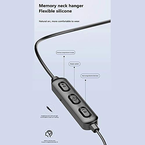 Bluetooth-Headphones-Neckband-headphones-In-Ear-Earphones-Bluetooth-50-HIFI-Stereo-Wireless-Lightweight-Magnetic-Earbuds-with-Noise-Reduction-Mic-IPX5-Waterproof-for-Running-Outdoor-Sports-Workout