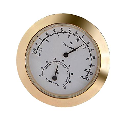 Viool Thermometer Gitaar Hygrometer Ronde Analoge Vochtigheid Temperatuur Meter Meter Voor Gitaar Bass String… - Image 8