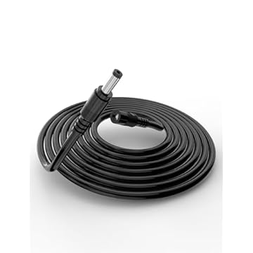 Cabo de extensão com padrão de 5 m, cabo de extensão universal para Alexa Dot 3.ª/4.ª Gen, Show 5, Dot 3.ª/4.ª geração com relógio, Alexa Spot, Fire TV Cube, edição Kids Dot. Cabo de cobre 20 AWG, 5 M