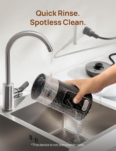 Image of DREO Milk Frother, 8-in-1 Electric Frother for Latte Art Coffee