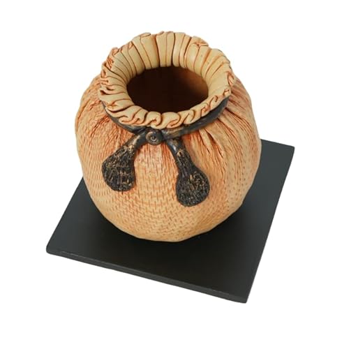 Image of Decorative Embossed Design Pencil and Pen Stand | Desk Organizer for Stationery Storage | Suitable for Office Desk, Study Table, Home and Workspace Use (Design 6)