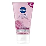 NIVEA Agua de Rosas Gel Limpiador Facial (150 ml) - Remueve Maquillaje a Prueba de Agua, Tonifica, Purifica, Limpia y...