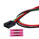 LIZAPUS Dome Lamp Map Light 3 Pin Connector Compatible with Chrysler Dodge Jeep Ram Pigtail Plug Wiring Harness 5JG65TRMAA, OWT06TRMAA, OWT01TRMAA