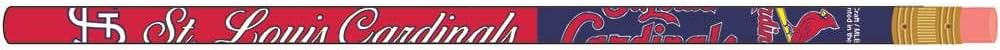 MLB St. Louis Cardinals Pencil (6 Pack), Team Color, One Size : Writing Pencils : Sports & Outdoors