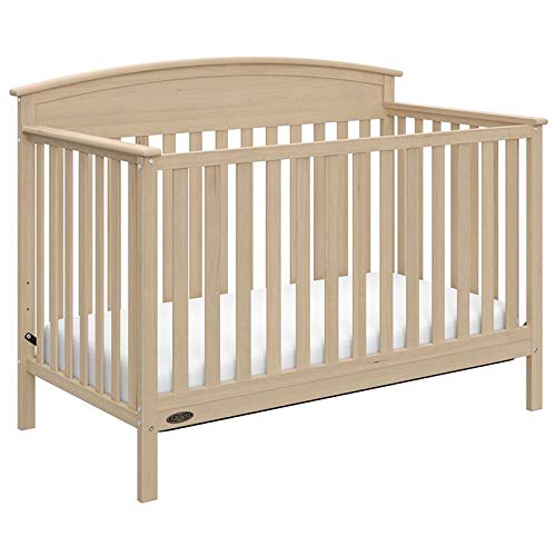 Graco Benton 4-in-1 Convertible Crib (Driftwood) – Easily Converts to Toddler Bed, Daybed