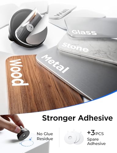 6-Pack 360°Rotating Cord Holder for Nightstand, LISEN Magnetic Clips - image 7